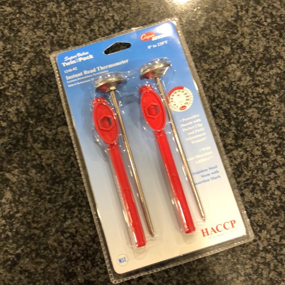 Instant Read Thermometer. Twin Pack.  Two. New in Package. - Picture 6 of 11